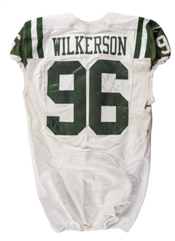 2012 Muhammad Wilkerson Game Worn and Signed New York Jets Road Jersey